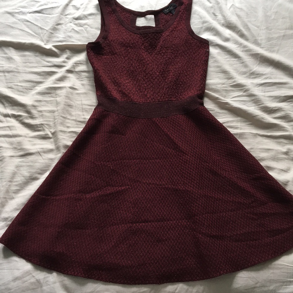 Red party dress